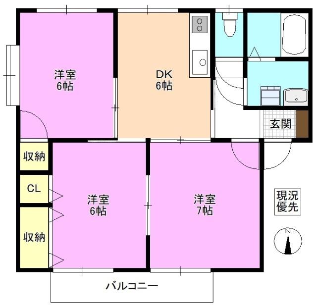 レジデンス葦 間取り図画像