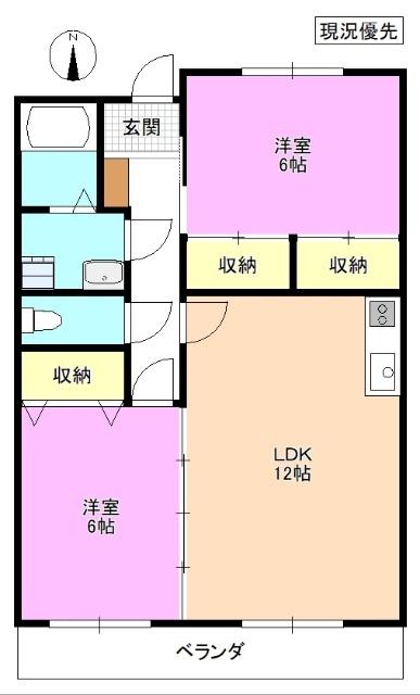 Limpia TAKAIDE 間取り図画像