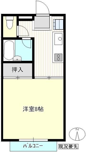 コーポ松岡 間取り図画像