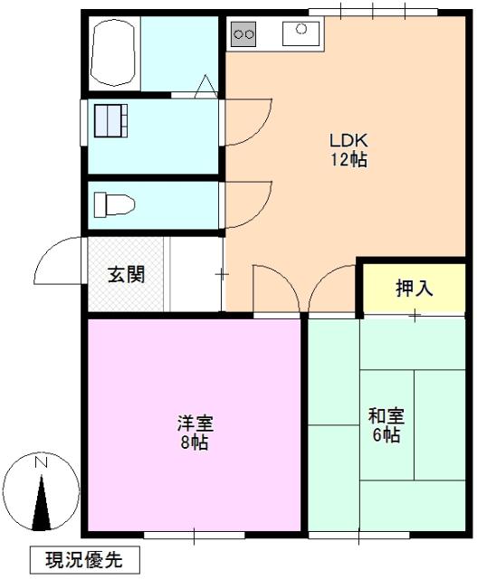 コーポ千曲川 間取り図画像