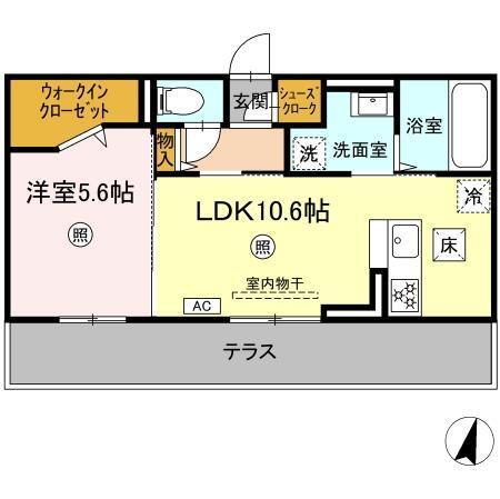 Flore(フローレ)（102） 間取り図画像