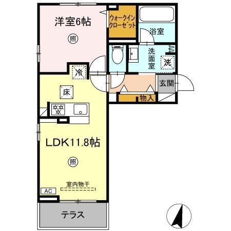 Flore(フローレ)（103） 間取り図画像