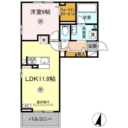 Flore(フローレ)（303） 間取り図画像
