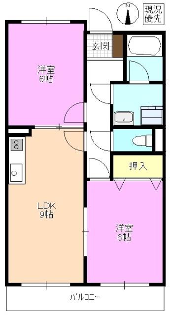 Limpiaグランドパーク早川 間取り図画像