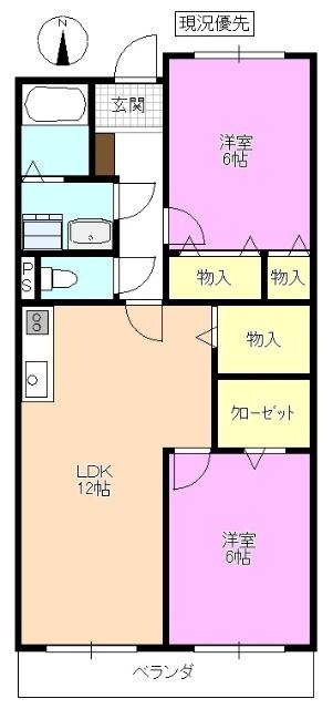 Limpiaスカイパーク早川 間取り図画像