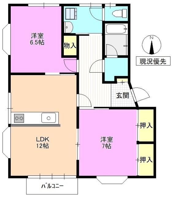 ビラ天竺 間取り図画像