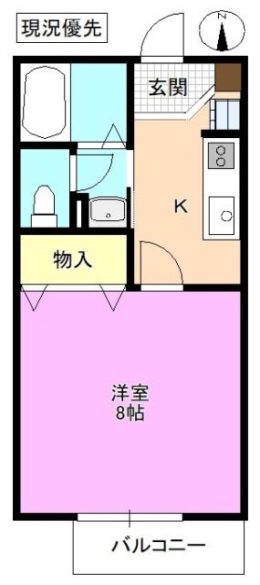セジュールやまびこ 間取り図画像