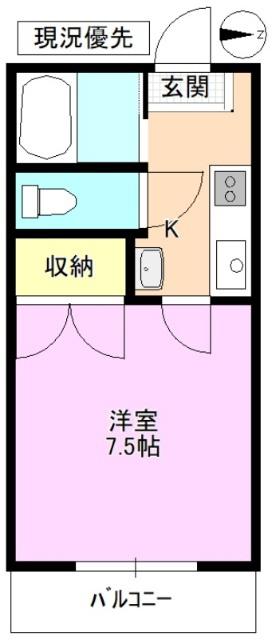 パークハイツ上田Ｃ 間取り図画像