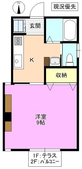 コーポドンキホーテ 間取り図画像