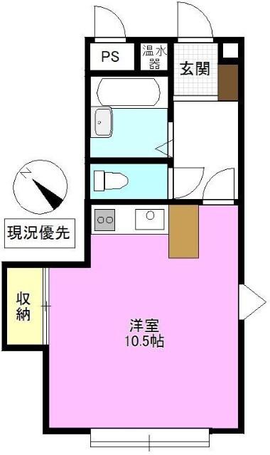 天神クレスト 間取り図画像
