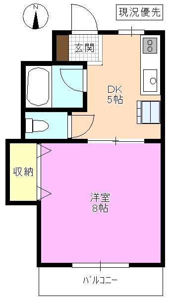 アビタシオンハラ 間取り図画像