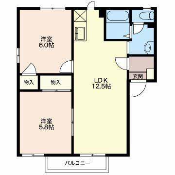 フレグランス清水 間取り図画像