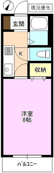 Corsa信州大学 間取り図画像