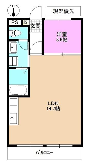 大成コート稲田　Ａ棟 間取り図画像