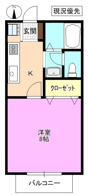 エスポアールＡ 間取り図画像