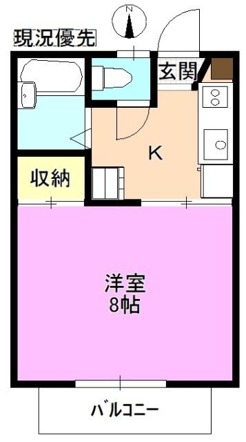 ラプラス西長野 間取り図画像