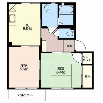 アップルヤマハA 間取り図画像