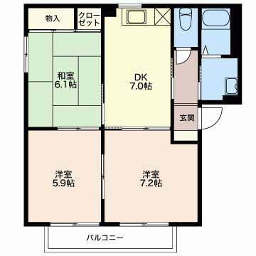 バリュージュＮＡＫＡ 間取り図画像