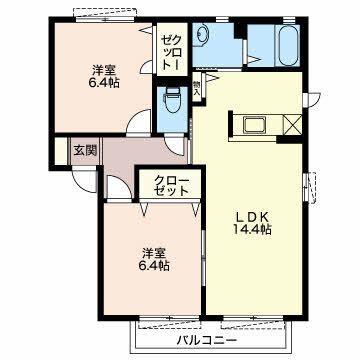 サニーヒル阿礼 間取り図画像