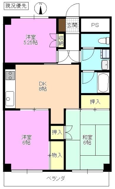 イワマアメニー 間取り図画像