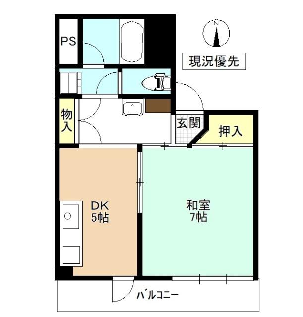 アシスト長野マンション 間取り図画像