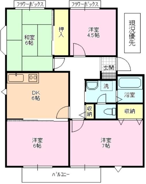 アメニティタウンＫ＆Ｋ　Ｃ棟 間取り図画像