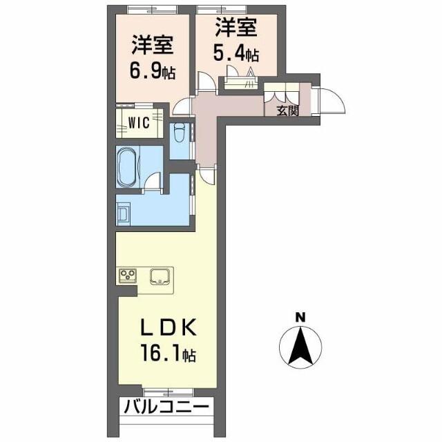 シャーメゾン妻科の杜 間取り図画像