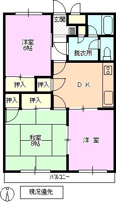 アーバンヴィオレ1991 間取り図画像