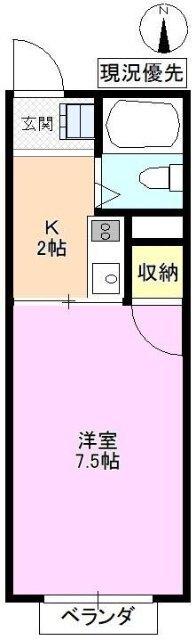 サニーハイツ高田 間取り図画像
