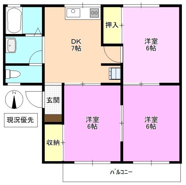 グレイスタウン 間取り図画像
