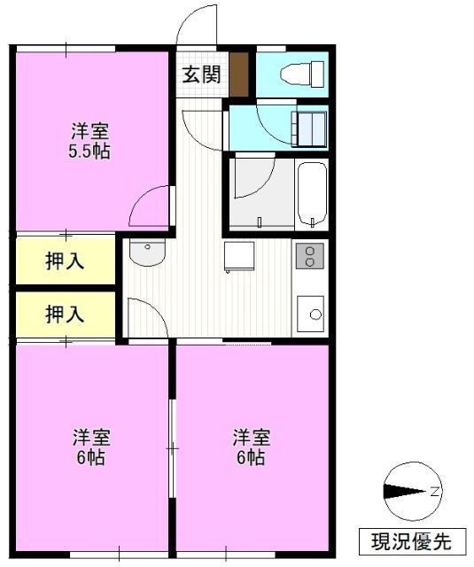 篠原マンション 間取り図画像