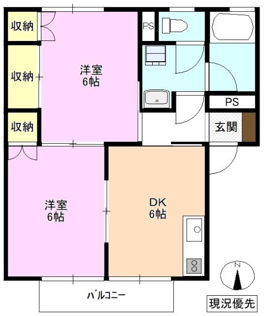 ラフィネＭ 間取り図画像