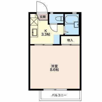 ベルメゾン南俣 間取り図画像