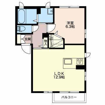オーデパール 間取り図画像