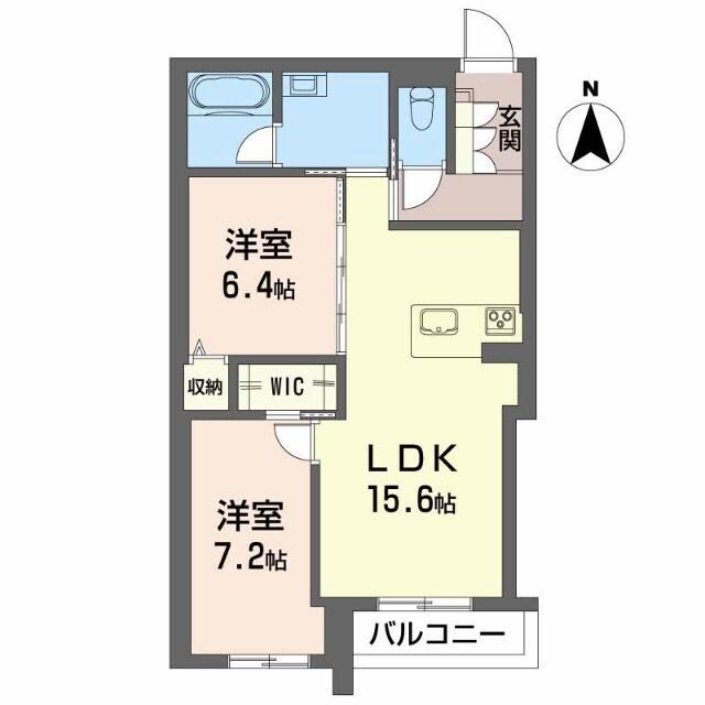 シャーメゾン妻科の杜 間取り図画像