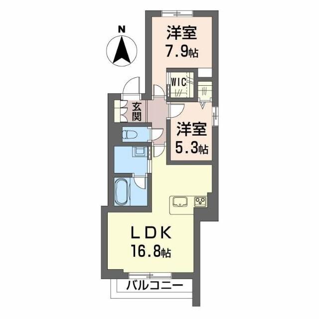シャーメゾン妻科の杜 間取り図画像