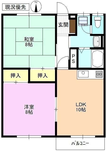ファミール茅野 間取り図画像