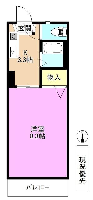 フレグランスこしのⅡ 間取り図画像