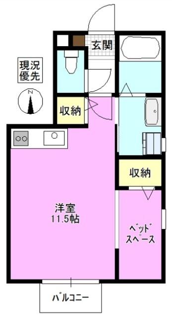 スクエアガーデンＢ 間取り図画像