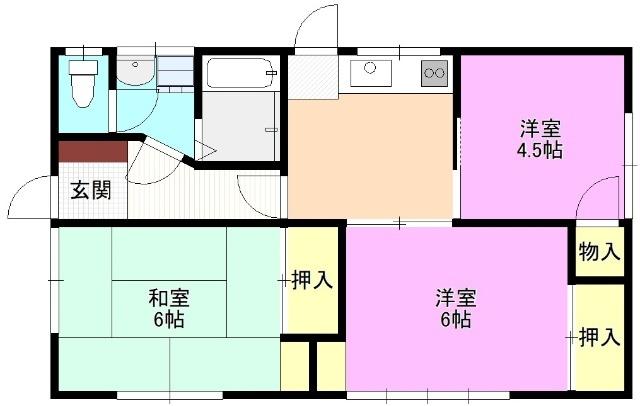 上田市住吉一戸建 間取り図画像
