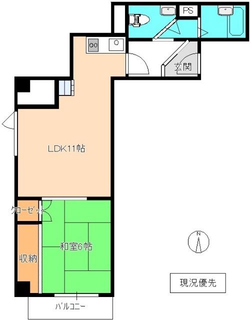 ステイツコア田町 間取り図画像