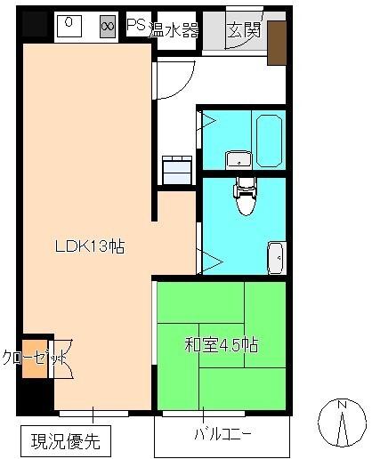 ステイツコア田町 間取り図画像