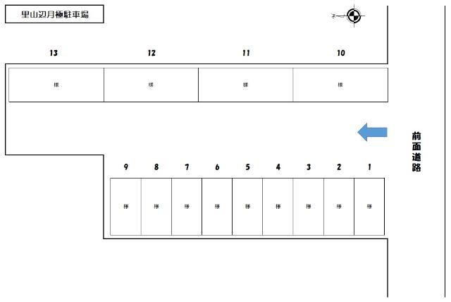 松本市大字里山辺駐車場 間取り図画像