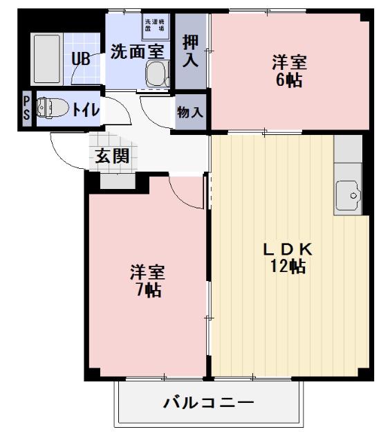 Ｓｕｒｐｌｕｓ８３　Ａ 間取り図画像