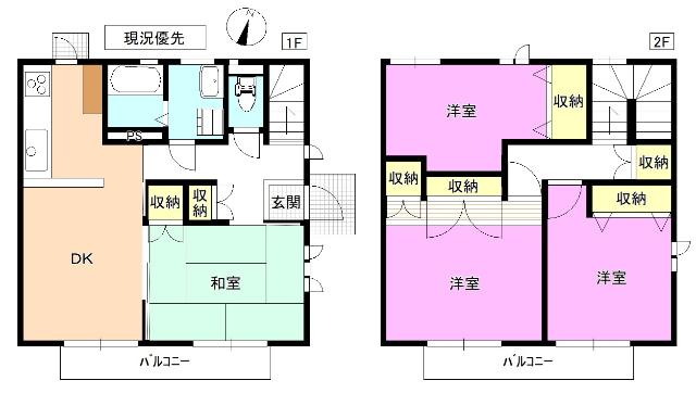 ディアス西河原 間取り図画像