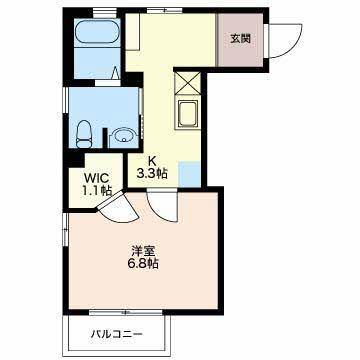 南長野シャーメゾン 間取り図画像