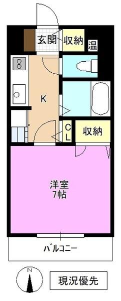 グリーンピア南棟 間取り図画像