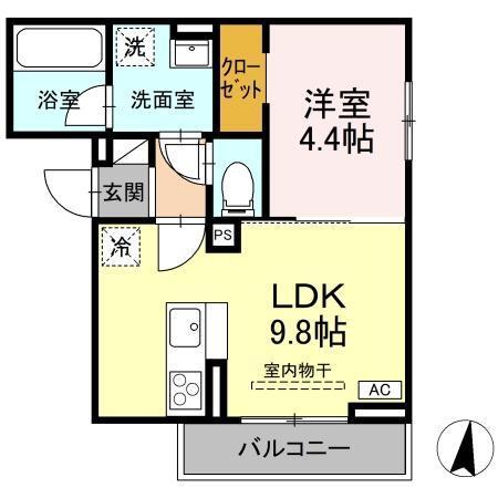 ヴィエント（201） 間取り図画像