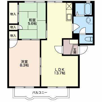 セフィーラ若里 間取り図画像