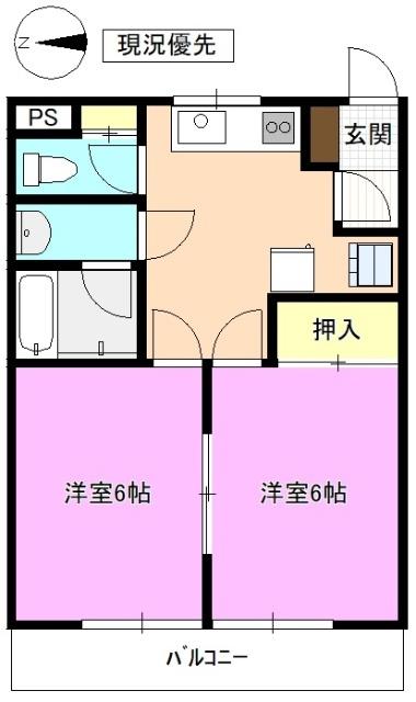 レヂデンス古里 間取り図画像